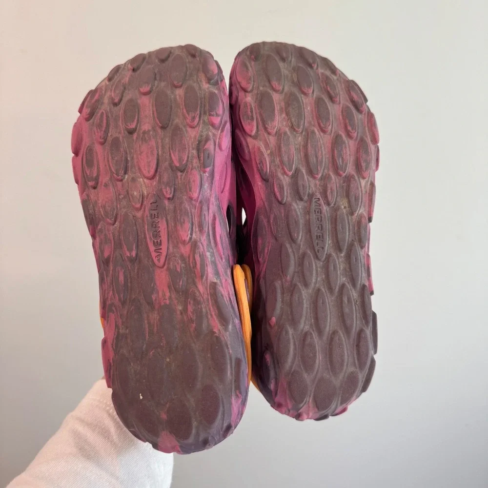 Merrell Hydro Moc Kids Purple Pink Marbled Water Shoes Clogs Size K5